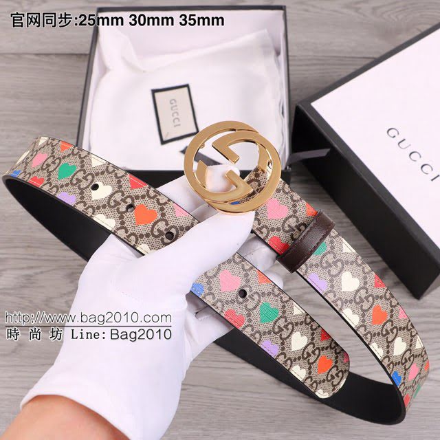 Gucci經典皮帶 古奇男士小牛皮腰帶  jjp1841